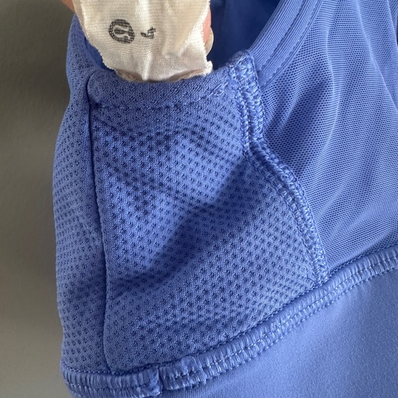 Lululemon Blue Racerback Sports Bra with High Neckline - Picture 3 of 3